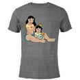 thumbnail image 1 of Disney Lilo and Stitch Lilo and Nani Sister - Short Sleeve Blended T-Shirt for Adults - Customized-Dark Heather, 1 of 5