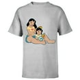 thumbnail image 1 of Disney Lilo and Stitch Lilo and Nani Sister - Short Sleeve T-Shirt for Kids - Customized-Athletic Heather, 1 of 5