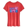thumbnail image 1 of Disney - Lilo & Stitch - Love Grid - Women's Short Sleeve Graphic T-Shirt, 1 of 4
