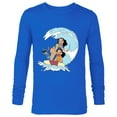 thumbnail image 1 of Disney Lilo and Stitch Nani Family Surf Sesh - Long Sleeve T-Shirt for Men - Customized-Royal, 1 of 5