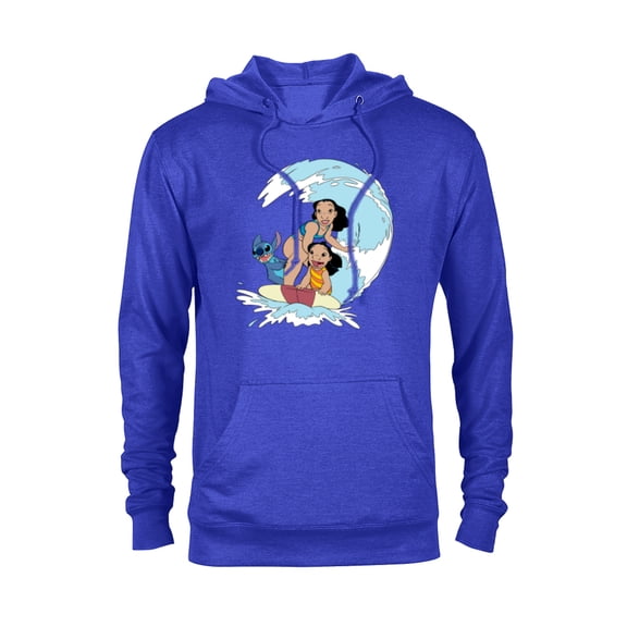 Disney Lilo and Stitch Nani Family Surf Sesh - Pullover Hoodie for Adults - Customized-Royal Heather