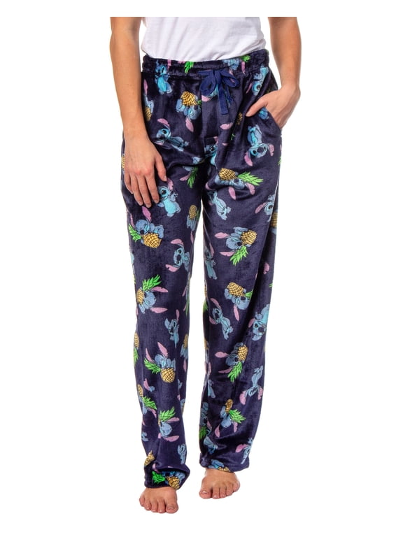 Disney Lilo and Stitch Pajama Pants Pineapple Women's Super Minky Lounge Pajama Pants