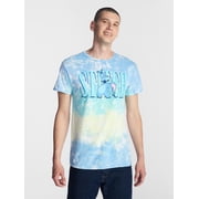 Disney Lilo and Stitch Men's and Big Men's Tie Dye Tee, Sizes S-3XL