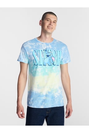 Disney Lilo and Stitch Men's and Big Men's Tie Dye Tee, Sizes S-3XL