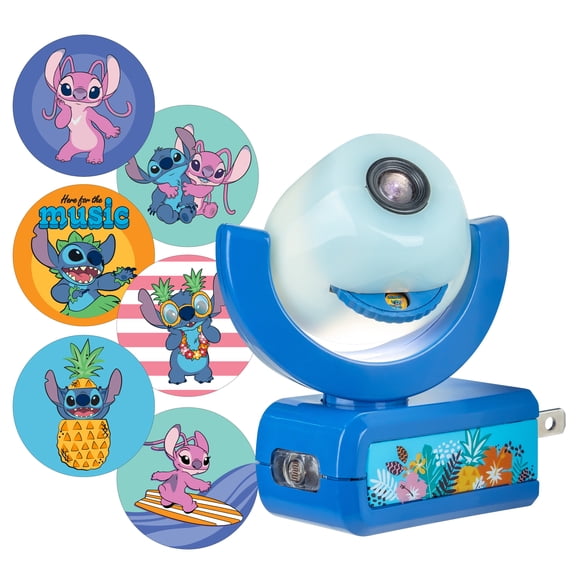 Disney Lilo and Stitch Projectables Nightlight, Light Sensing, 6 Image