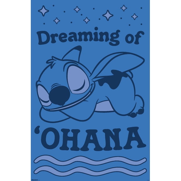Disney Lilo and Stitch: Sleep Trends - Dreaming Of 'Ohana Wall Poster, 22.375" x 34"