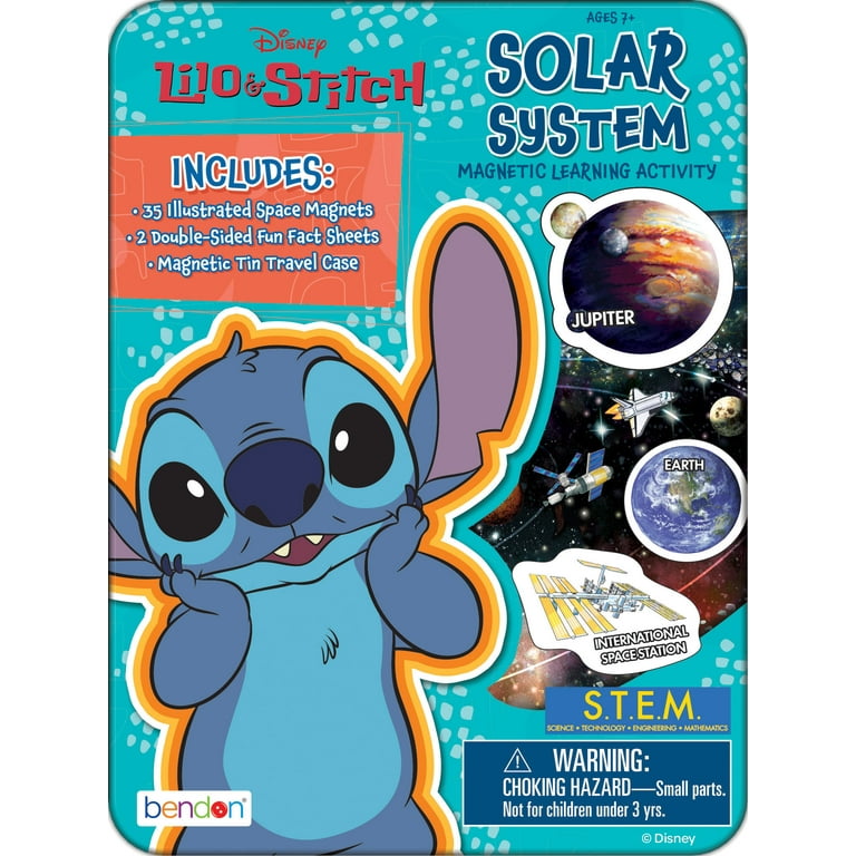 Disney Lilo and Stitch Solar System Educational Learning Magnetic