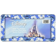 Disney Lilo and Stitch Hibiscus Blue License Plate Frame ABS
