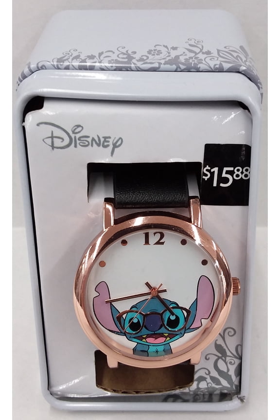 Lilo and Stitch "Stitch" Unisex Adult Analog Watch with PU Leather Strap (LAS2500WM)
