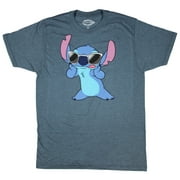 Disney Lilo and Stitch Sunglasses Famous T-shirt (X-Large)