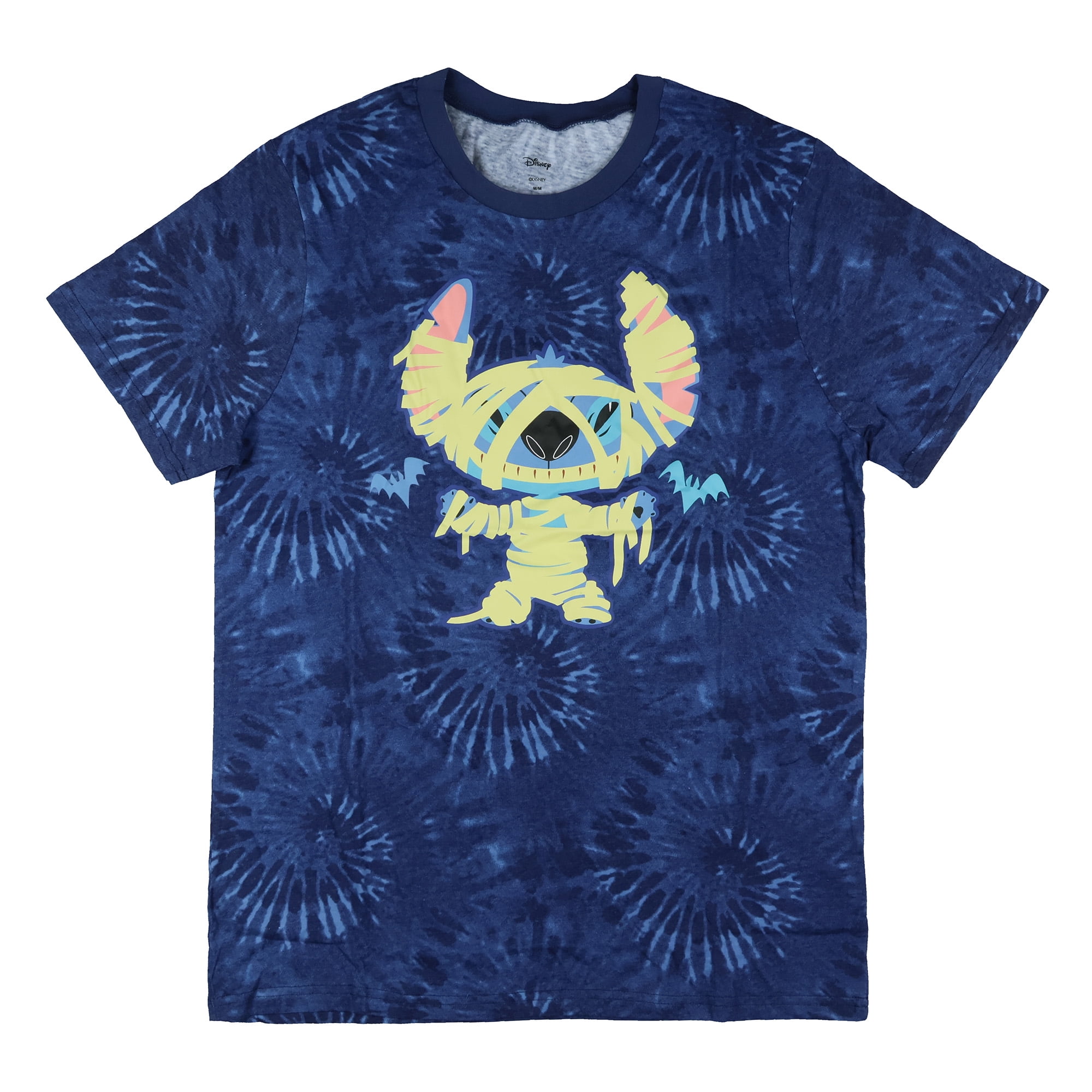 Disney Lilo and Stitch T-Shirt Men's Stitch Mummy Tie-Dye Short Sleeve ...