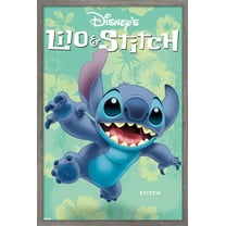 Disney Lilo and Stitch - Tropical Feature Wall Poster, 22.375" x 34" Framed