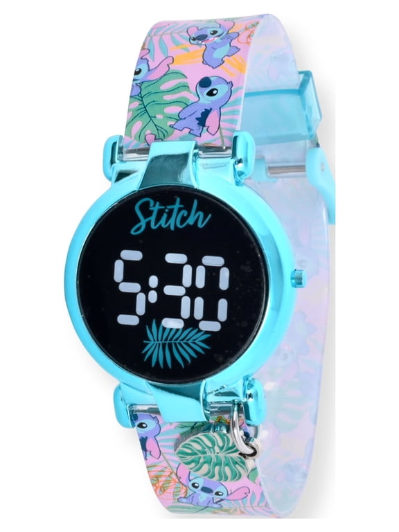 Lilo and Stitch Unisex LED Watch with Charm (LAS4033WM)