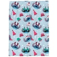 thumbnail image 1 of Disney Lilo and Stitch Winter Hats Holiday Throw Blanket, 50x70, 1 of 4