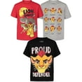 thumbnail image 1 of Disney Lion Guard Kion Toddler Boys 3 Pack T-Shirts Toddler to Little Kid, 1 of 5