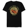 thumbnail image 1 of Disney Lion King Anniversary Timon Pumbaa Wildly Good Times - Short Sleeve Blended T-Shirt for Adults - Customized-Black, 1 of 5