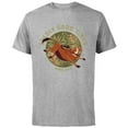 thumbnail image 1 of Disney Lion King Anniversary Timon Pumbaa Wildly Good Times - Short Sleeve Cotton T-Shirt for Adults - Customized-Athletic Heather, 1 of 5