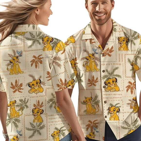 Disney Lion King Hakuna Matata Hawaiian Shirt, Simba and Timon Tee