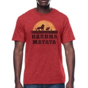 Disney Lion King Hakuna Matata Men's Graphic T-Shirt, (Mens or Mens Big & Tall)