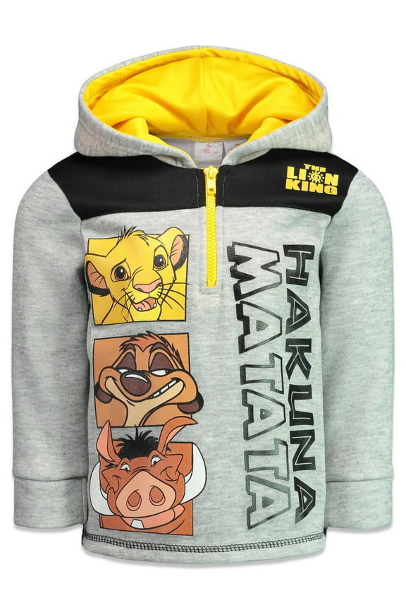 Disney Lion King Half Zip Hoodie Toddler to Big Kid