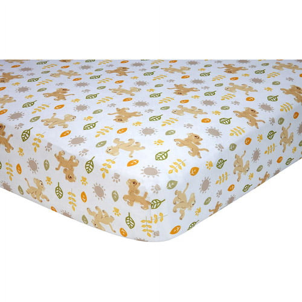 Disney Lion King Jungle Fun Crib Sheet - Walmart.com