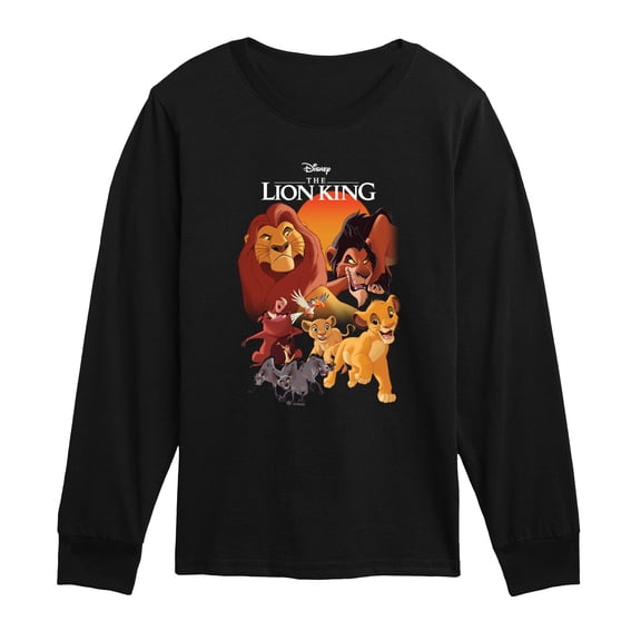 Disney - Lion King Poster - Youth Long Sleeve Graphic T-Shirt