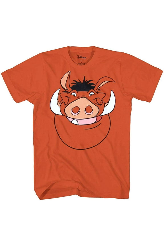 Disney Lion King Pumbaa Face Big Smile T-Shirt