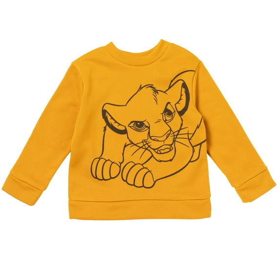 Disney Lion King Simba Fleece Sweatshirt Toddler to Big Kid