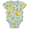 thumbnail image 1 of Disney Lion King Simba Infant Baby Boys G-Tube Adaptive Bodysuit Green 6-12 Months, 1 of 5