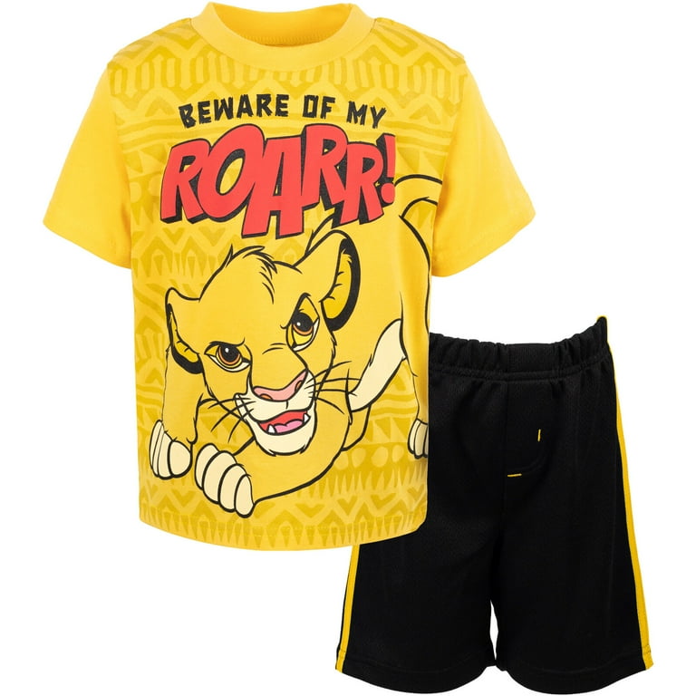 yellow lion king shirt