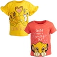 thumbnail image 1 of Disney Lion King Simba Nala Big Girls 2 Pack T-Shirts Toddler to Big Kid, 1 of 5
