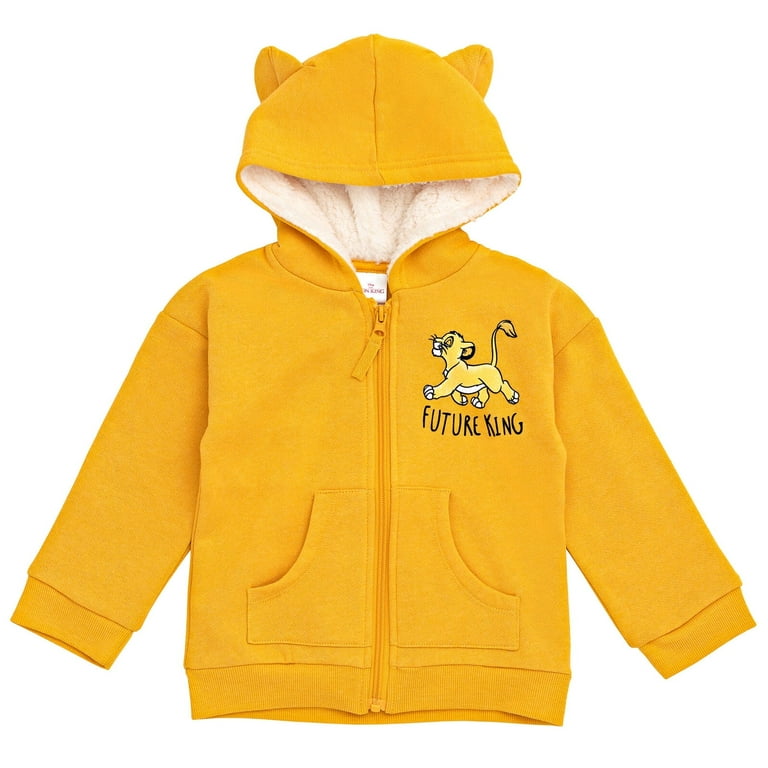 Birthday Lion Guard Hoodie The Lion King Kids Yellow Simba Snuggle