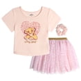 thumbnail image 1 of Disney Lion King Simba T-Shirt, Tutu Tulle Skirt and Scrunchie 3 Piece Outfit Set Toddler to Big Kid, 1 of 4