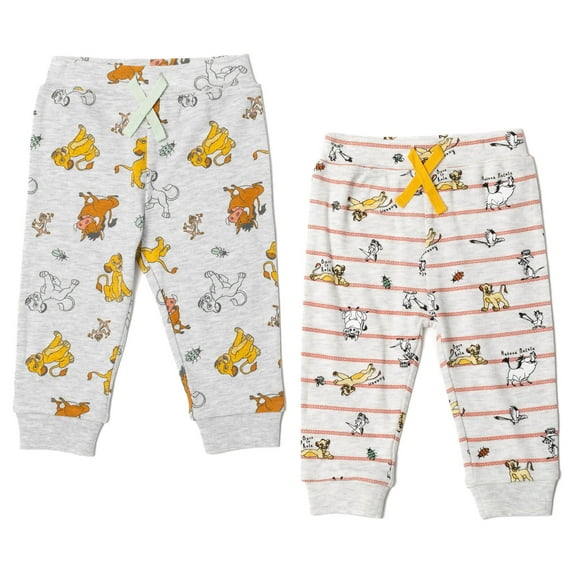 Disney Lion King Simba Timon Pumbaa 2 Pack Pants Newborn to Infant