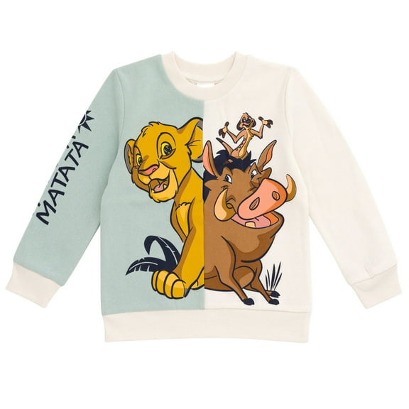 Disney Lion King Simba Timon Pumbaa Toddler Boys Sweatshirt 3T