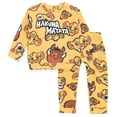 thumbnail image 1 of Disney Lion King Simba Timon Pumbaa Waffle Knit Drop Shoulder Sweatshirt and Jogger Pants Set Newborn to Toddler, 1 of 5