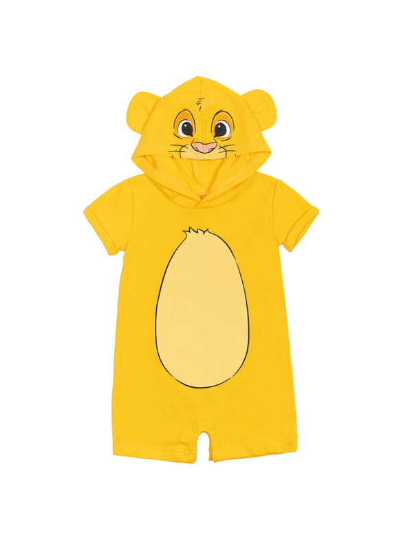 Disney Lion King Simba Toddler Boys Cosplay Costume Romper 4T