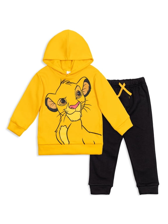 Lion King Simba Toddler Boys Fleece Pullover Hoodie and Pants Outfit Set Infant to Big Kid