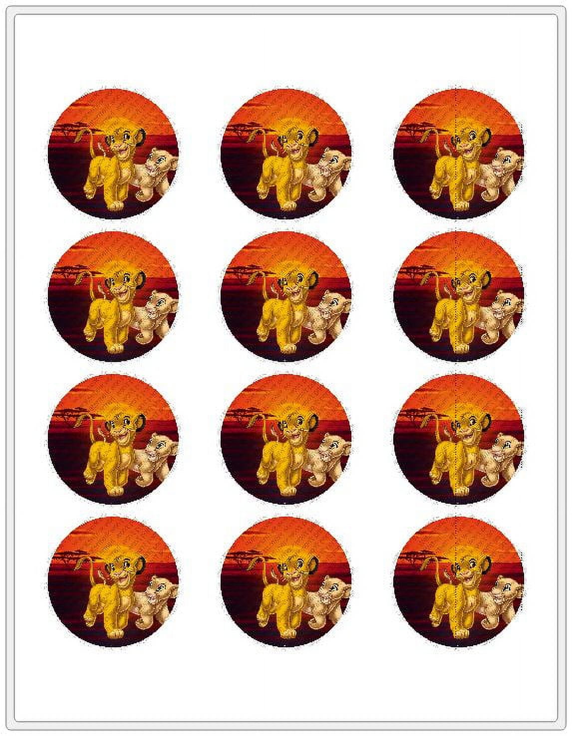 disney-lion-king-simba-and-nala-edible-cupcake-topper-images-2-round-walmart-com