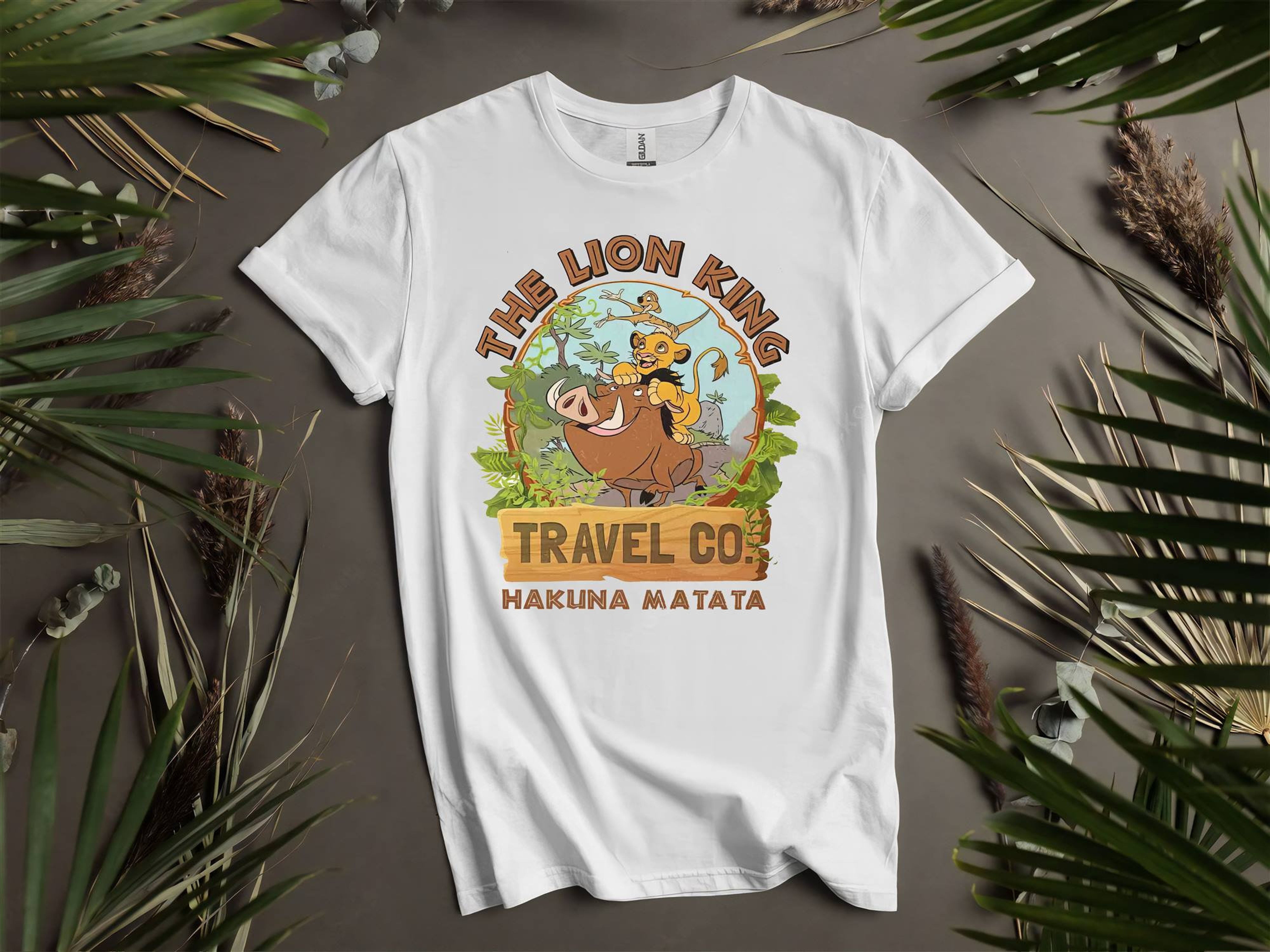 Disney Lion Travel Co Simba Timon Pumbaa Custom TShirts for Men, Women