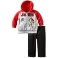thumbnail image 1 of Disney Little Boys' 2 Piece Jake Arctic Fleece Pant Set, Light Grey/Pastel, 2T, 1 of 1