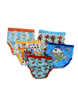Cars, Toy Story & Monsters Inc. Variety Toddler Boy Brief Underwear,  7-Pack, Sizes 3T-4T