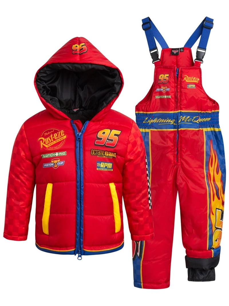 Disney Little Boys Snowsuit Set - 2 Piece Toy Story, Cars, Mickey
