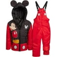 thumbnail image 1 of Disney Little Boys Snowsuit Set - 2 Piece Toy Story, Cars, Mickey Mouse Ski Jacket and Snow Bib (2T-7), 1 of 7