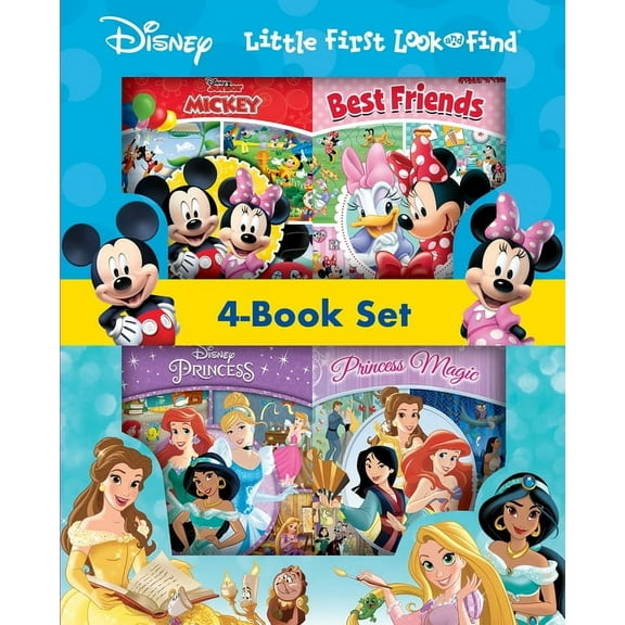 Disney: Little First Look and Find 4-Book Set