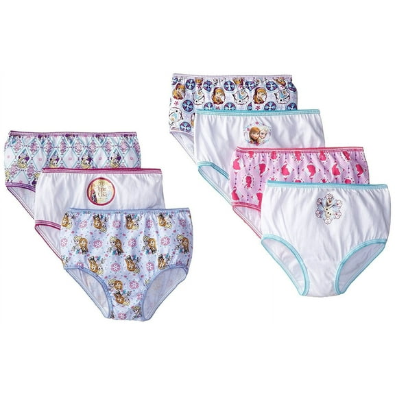 Disney Little Girls' Frozen 7-Pack Panty