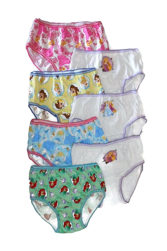 Little Girls' Princess 7-Pack Panties