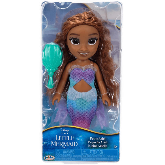 Disney Little Mermaid 6 inch Petite Ariel Fashion Doll with Seashell Brush Inspired by the Movie