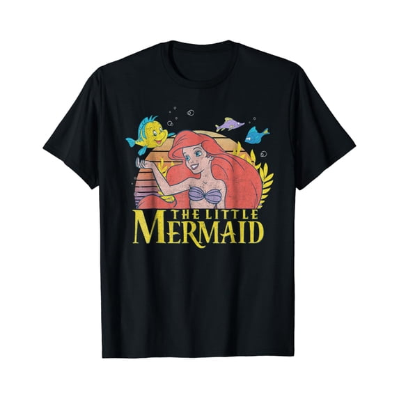 Disney Little Mermaid Ariel Flounder T-Shirt