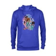 thumbnail image 1 of Disney Little Mermaid Ariel Friends & Family Birthday Squad - Pullover Hoodie for Adults - Customized-Royal, 1 of 5